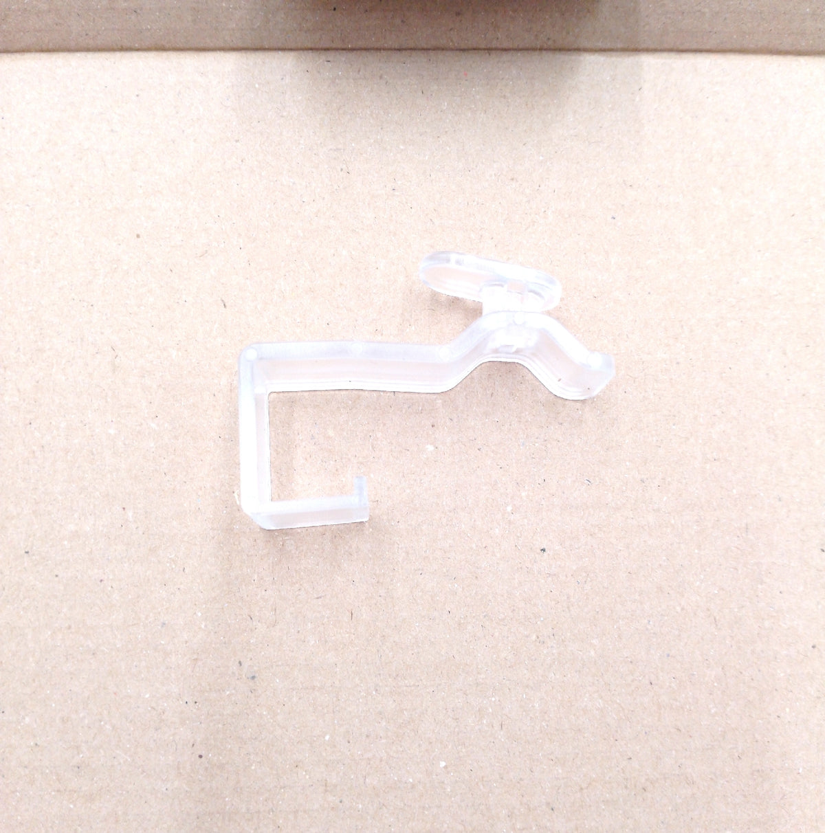 Soma Transparent Fensterhaken 20 mm 20er Set klebefrei ohne Schrauben für Dekorationen