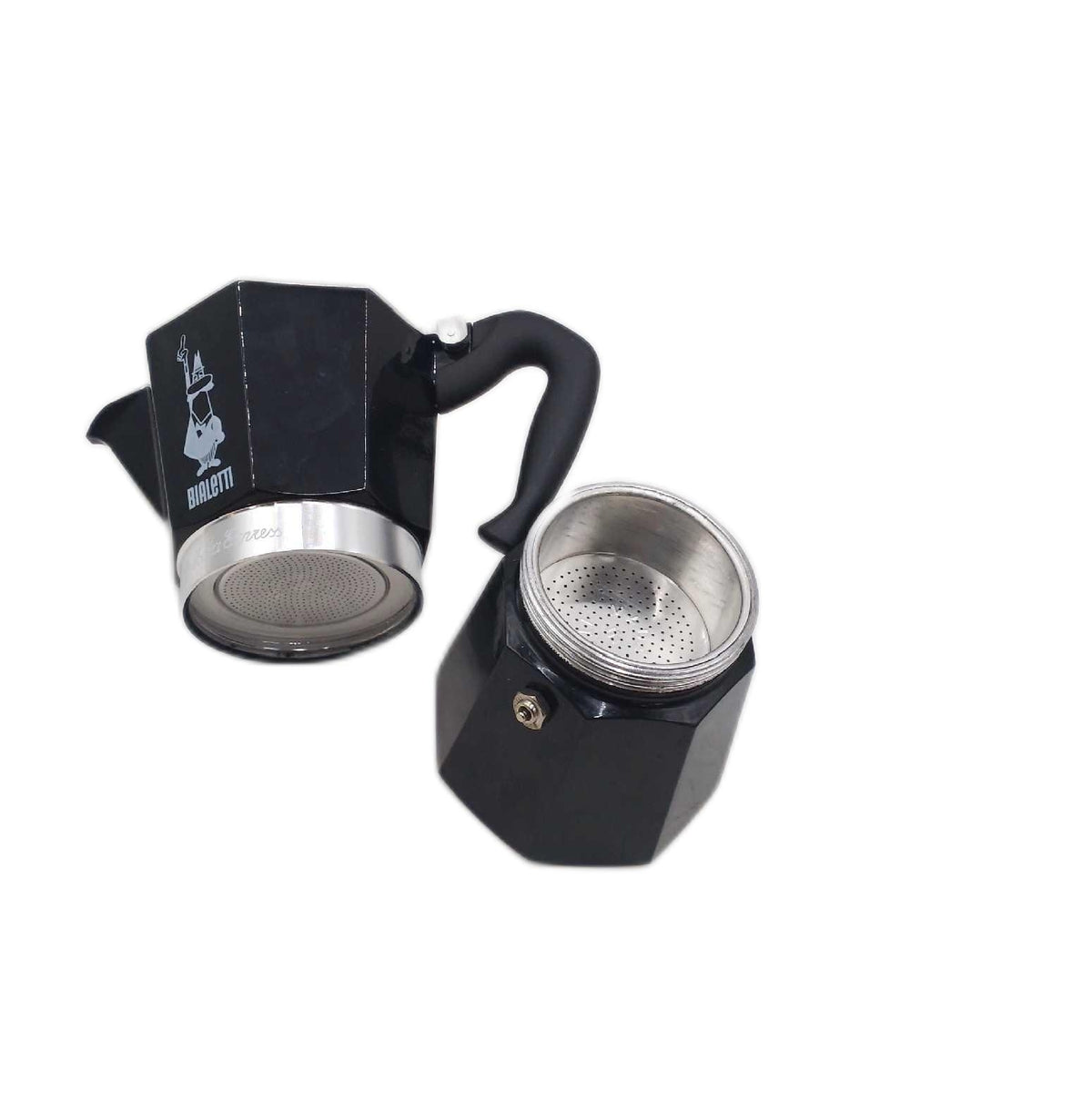 Bialetti Moka Kaffeemaschine Express 6 Tassen Anti Verbrühungs Griff Farbe