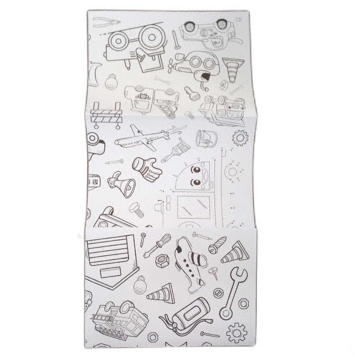 AusmalTischdecke aus Papier Kleine Maldecke Kreativpaket 4er Mix Ausmal Tischdecke