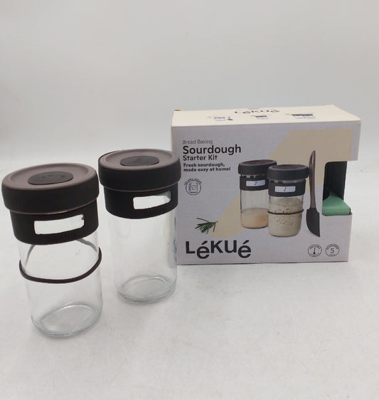 Lokuo Panaire Sauerteig Set Silikon Glas Hell Dinnerware Tabletop ohne Sch