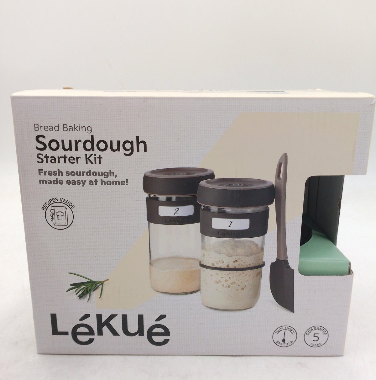 Lokuo Panaire Sauerteig Set Silikon Glas Hell Dinnerware Tabletop ohne Sch