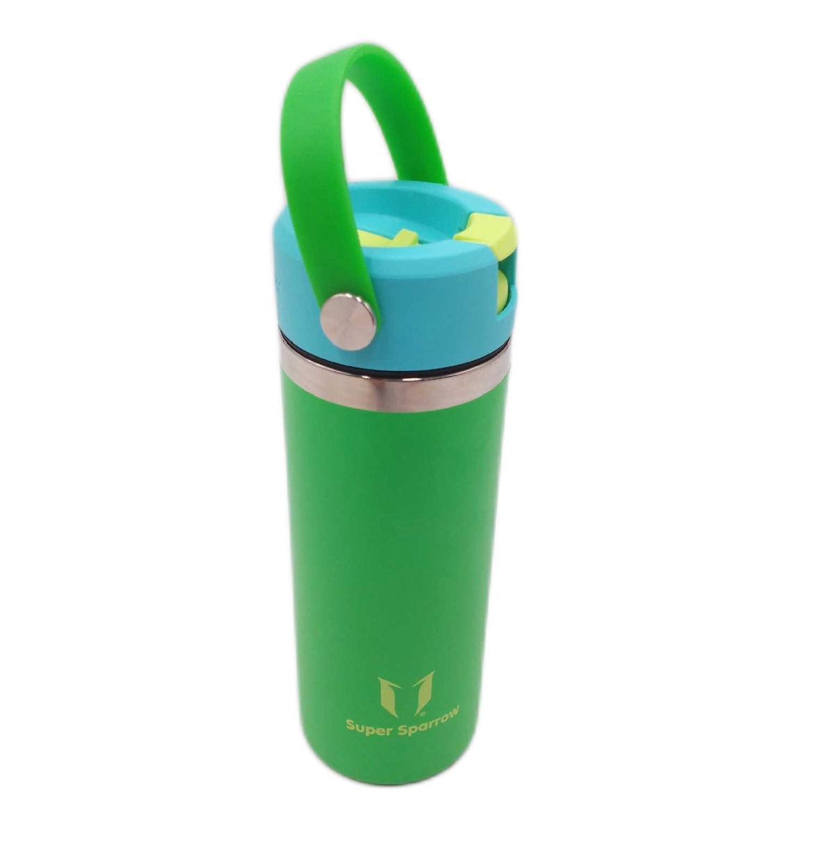 Sparrow Trinkflasche Edelstahl 500ml Weiter Öffnung SwivelSip Thermosflasche Isoliert