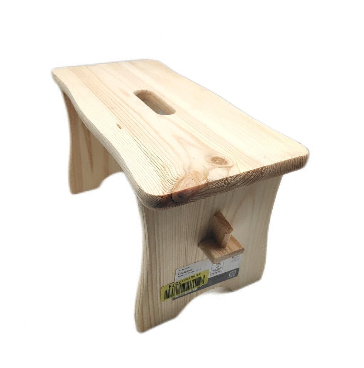 Zeller 13130 Fußbank Kiefer ca 39x19x21 cm Schemel Hocker Fußhocker Holzschemel