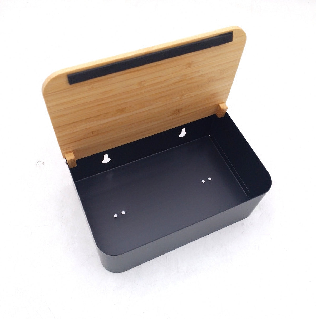 Hovea Toilettenpapierhalter 2in1 Ablage Feuchttücherbox Wandmontage ohne Zubehör