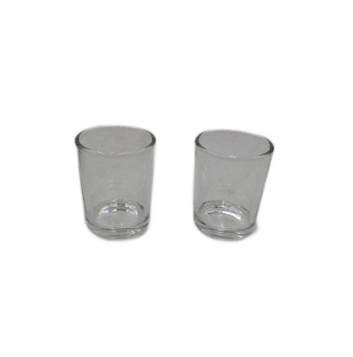 IXING Teelichtgläser 10 Stück Kerzenhalter Glas Ø45cm Höhe 6cm Windlicht Set