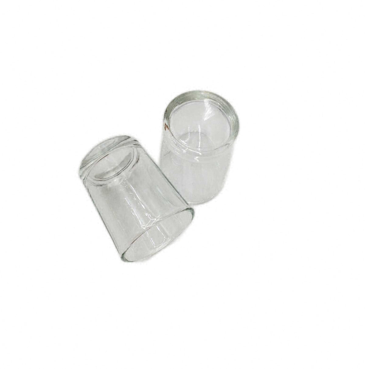 IXING Teelichtgläser 10 Stück Kerzenhalter Glas Ø45cm Höhe 6cm Windlicht Set