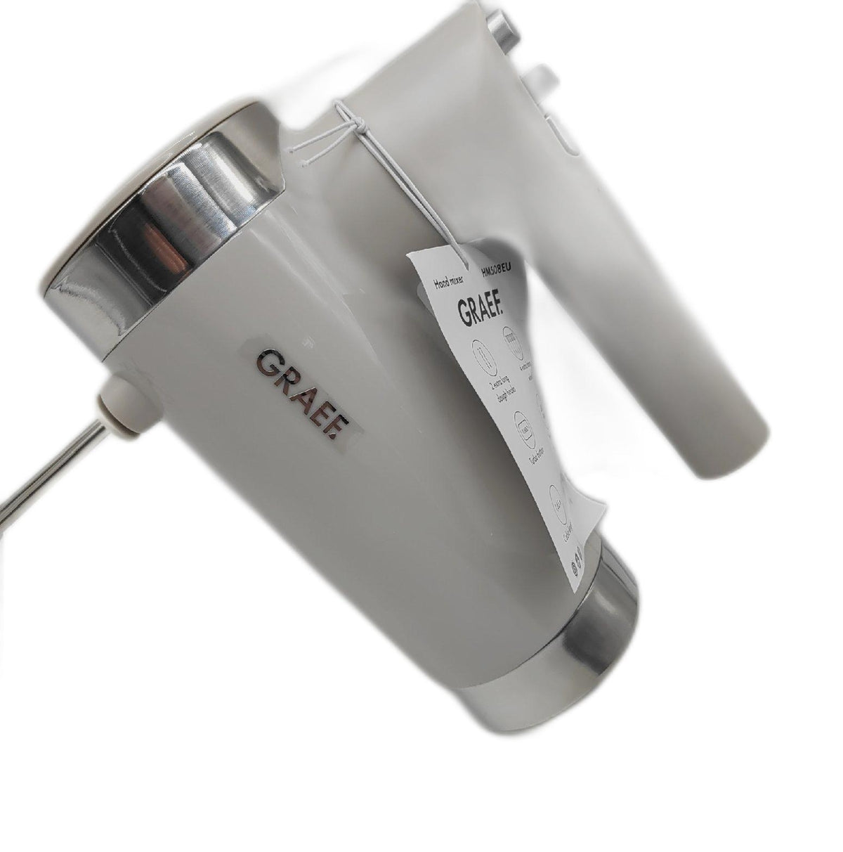 Graef Handmixer Küchenkleingeräte HM508 7 Geschwindigkeitsstufen Turbo Taste