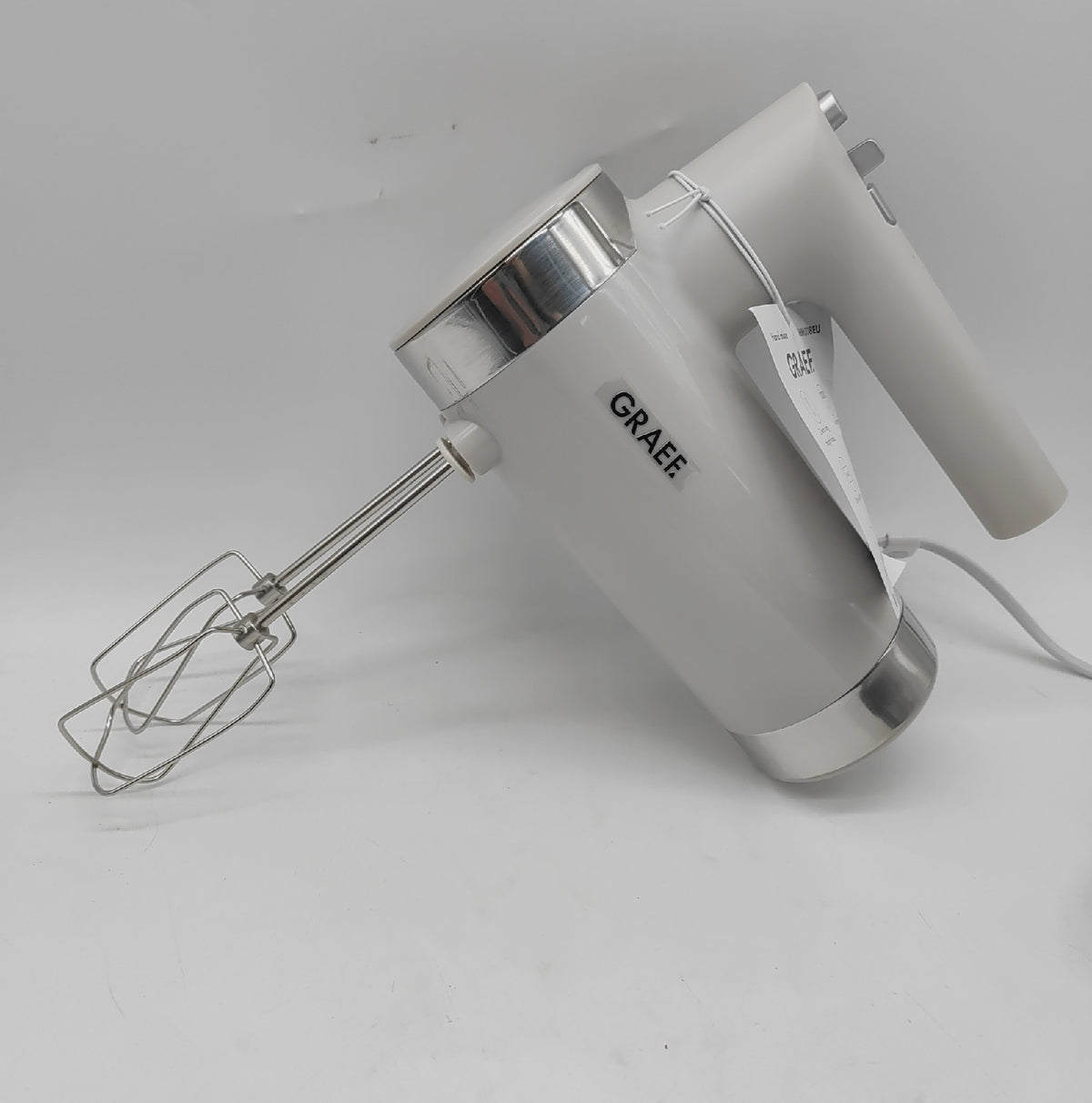 Graef Handmixer Küchenkleingeräte HM508 7 Geschwindigkeitsstufen Turbo Taste