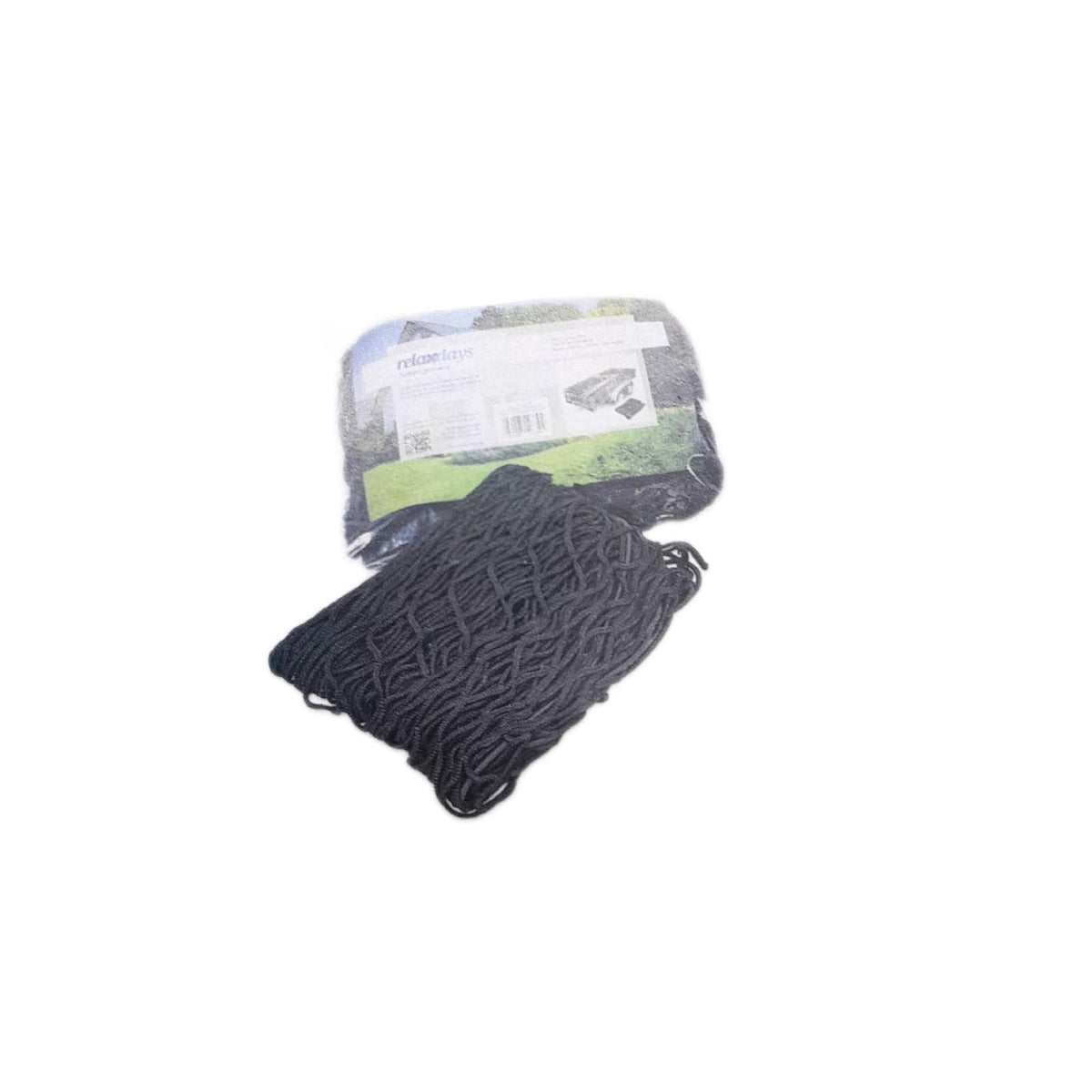 Relaxdays Anhängernetz Gepäcknetz dehnbar bis 3x2 Meter schwarz Auto