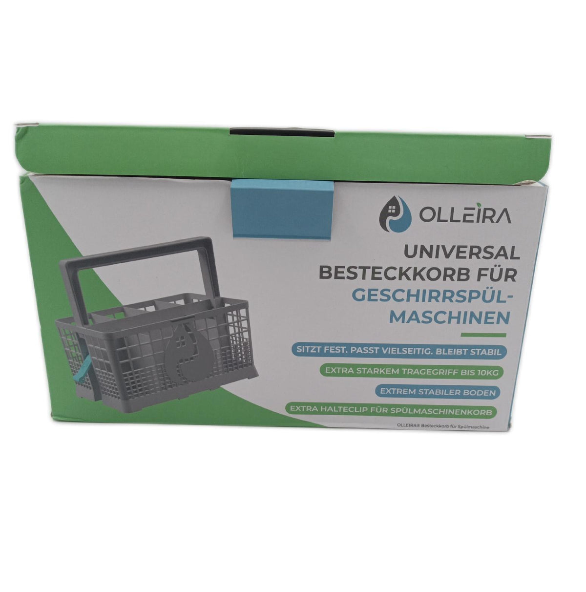 OLLEIRA Besteckkorb Spülmaschine Besteckkasten universal stabil mit FixClip