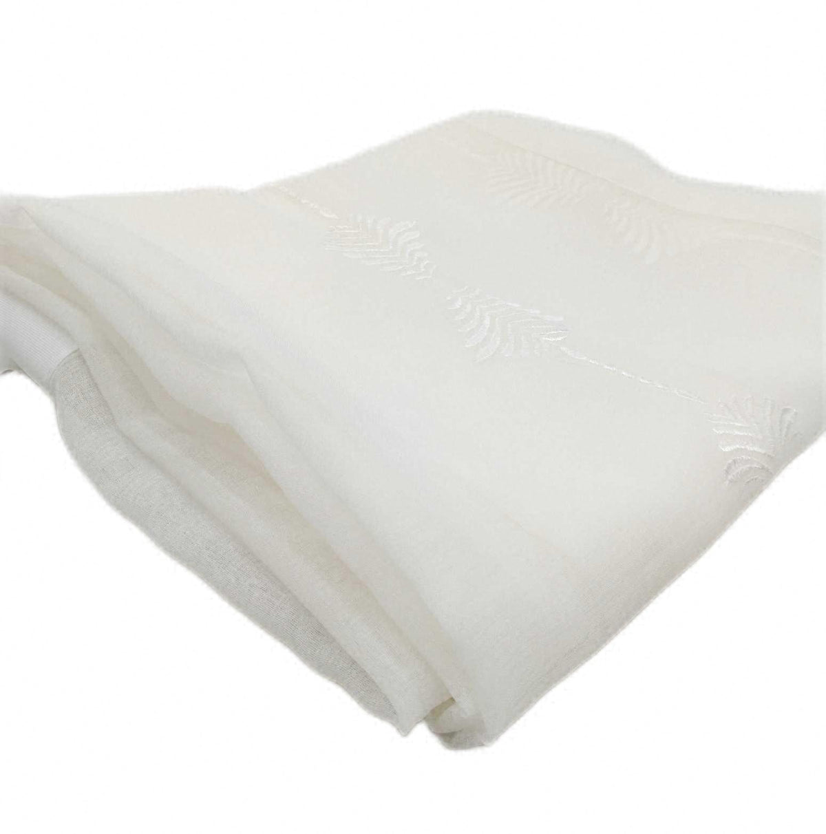 DAS DESIGN Gardinenschal halbtransparent Dekoschal Stoff Ösenschal Voile M W