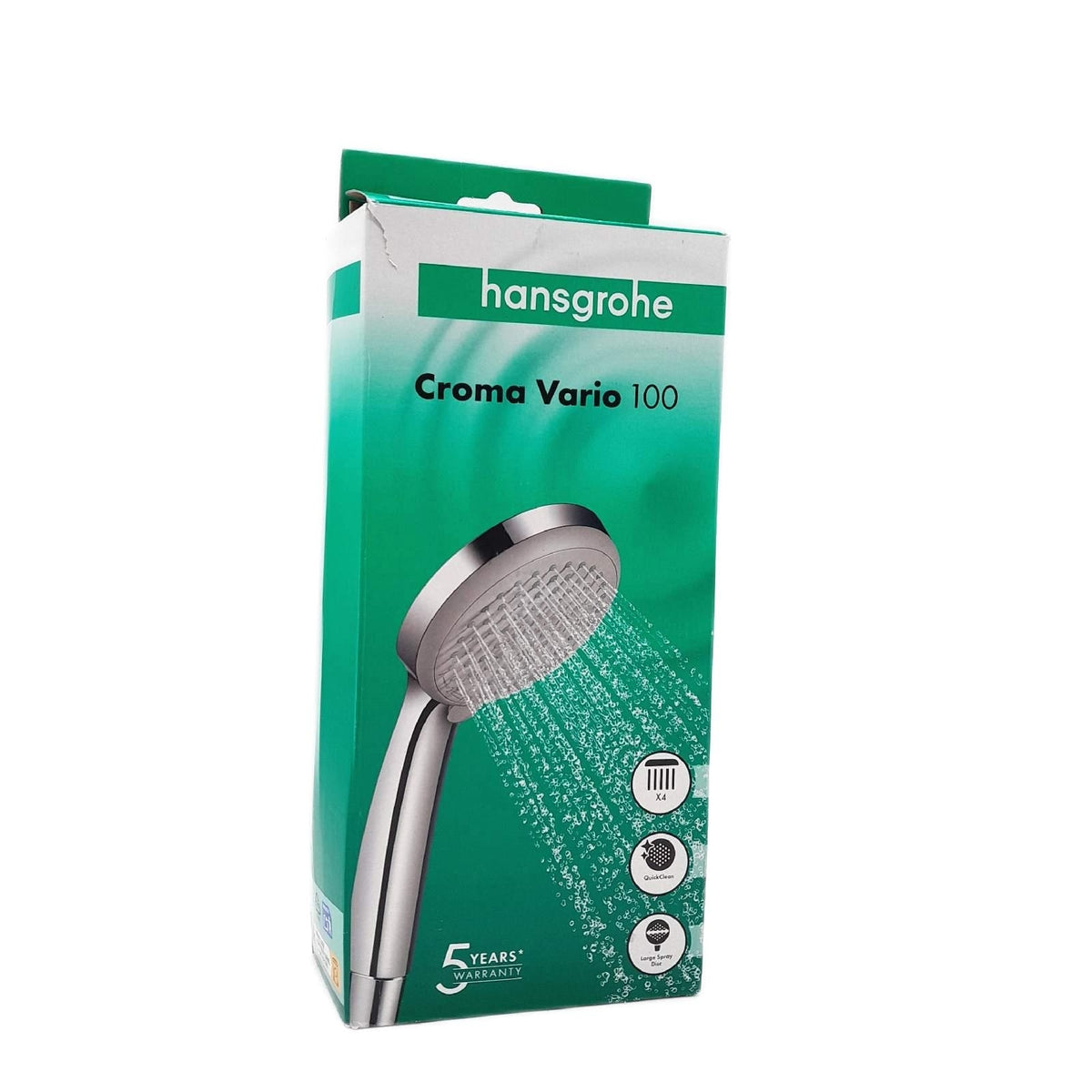 Hansgrohe Duschkopf Badarmaturen Croma 100 Regendusche Komfortliches Duscher