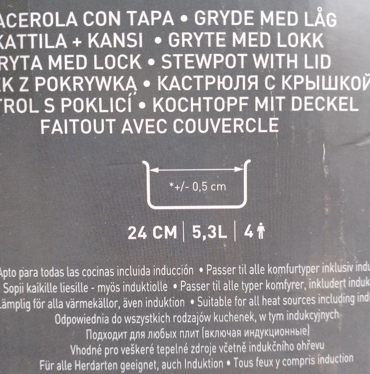 Tefal ilycook Garnek Edelstahl Silber 24 cm Kochgeschirr Dailycook Cooking
