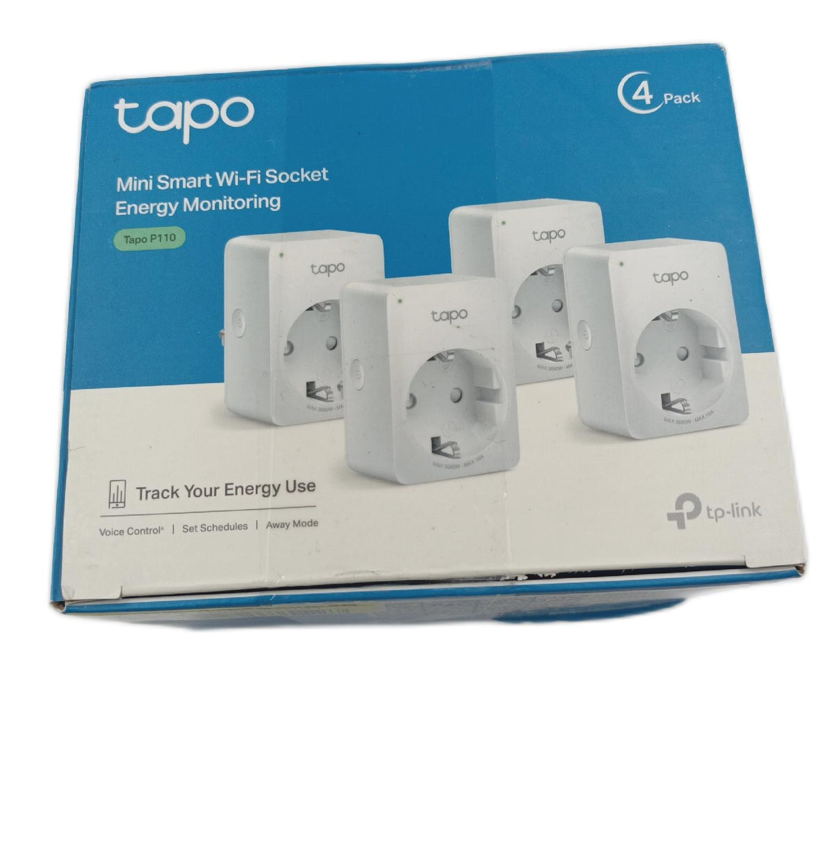 Tapo TP Link Smart WLAN Steckdose P110 Energieverbrauchsmesser 3 Geräte Pack
