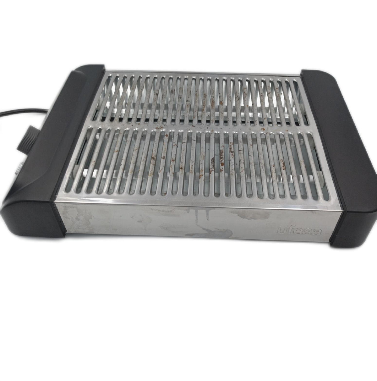 Ufesa Flacher Toaster Barley 900W 3 Quarz Heizelemente Edelstahl XL 4 Scheiben 7 Stufen Krümelschublade