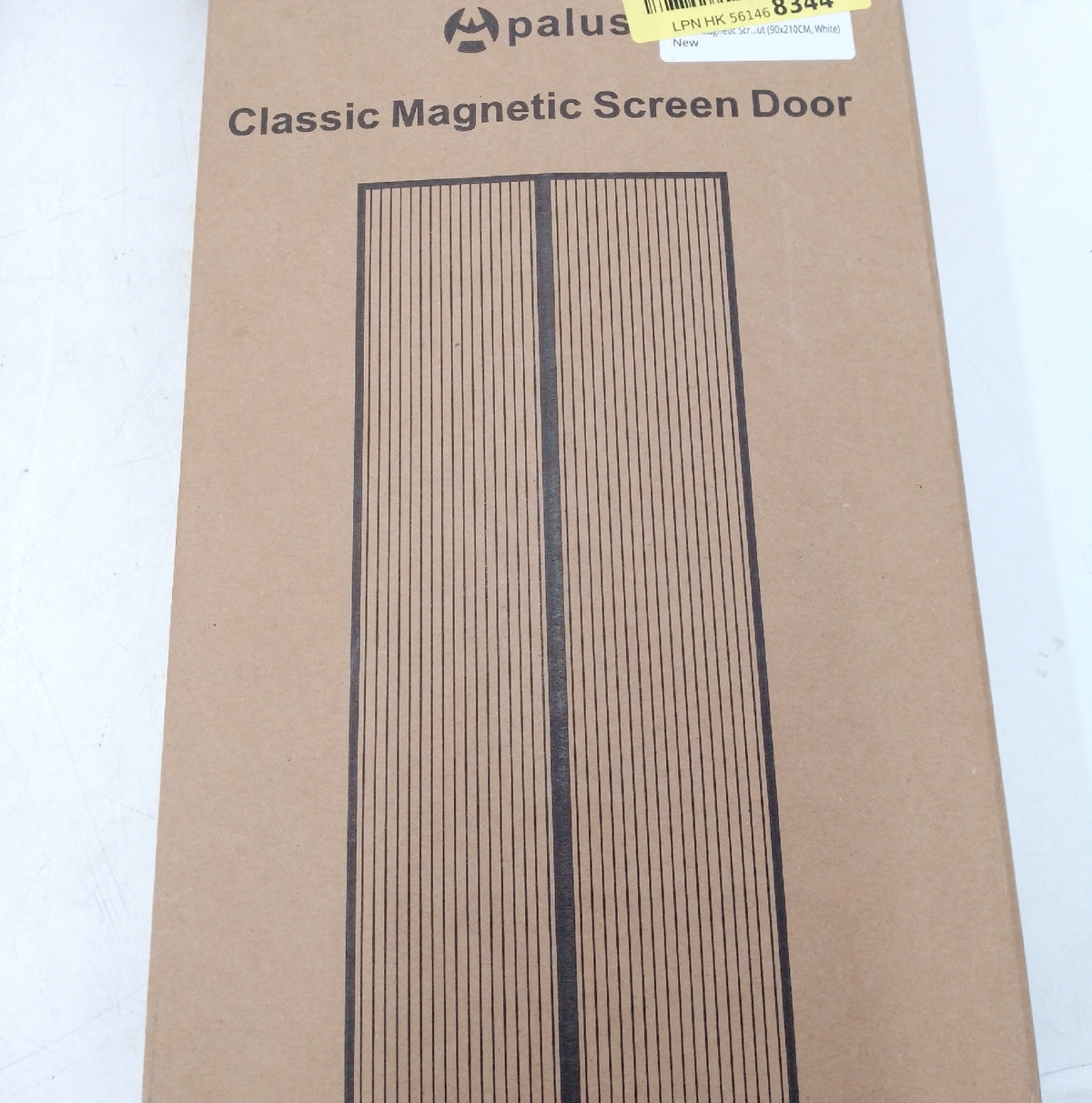 Apalus Fliegengitter Tür Magnet Insektenschutz 90x210cm Magnetvorhang UV Schutz schwarz