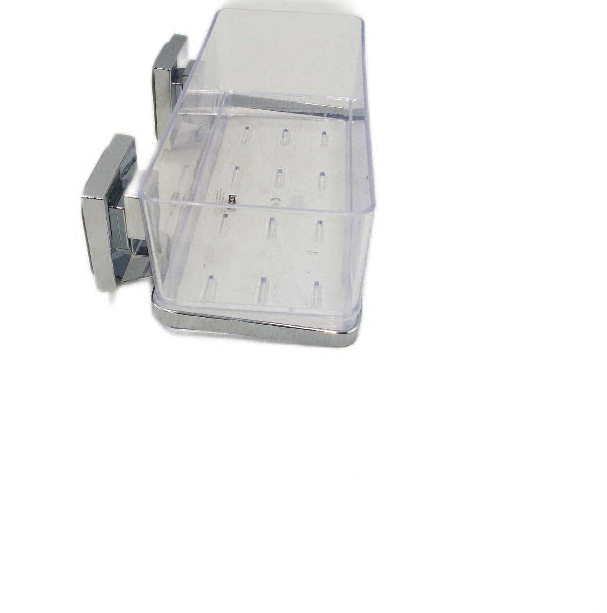 Wenko 22692100 VacuumLoc Wandablage Quadro Edelstahl rostfrei Badablage 25 5 x 8 5 x 14 cm