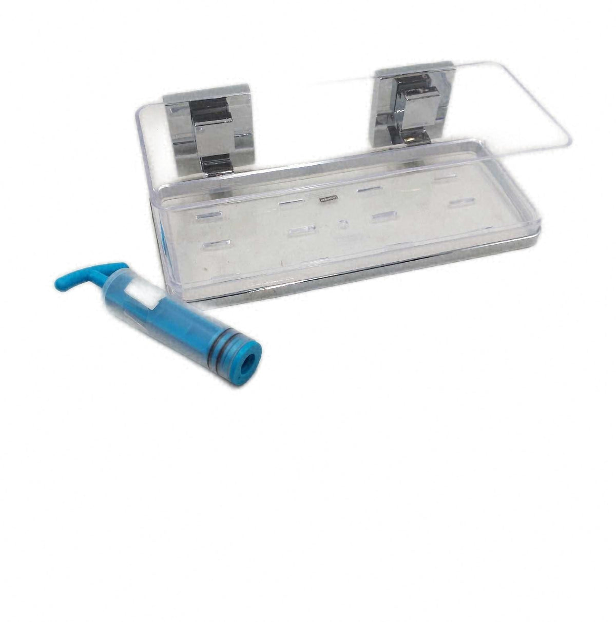 Wenko 22692100 VacuumLoc Wandablage Quadro Edelstahl rostfrei Badablage 25 5 x 8 5 x 14 cm