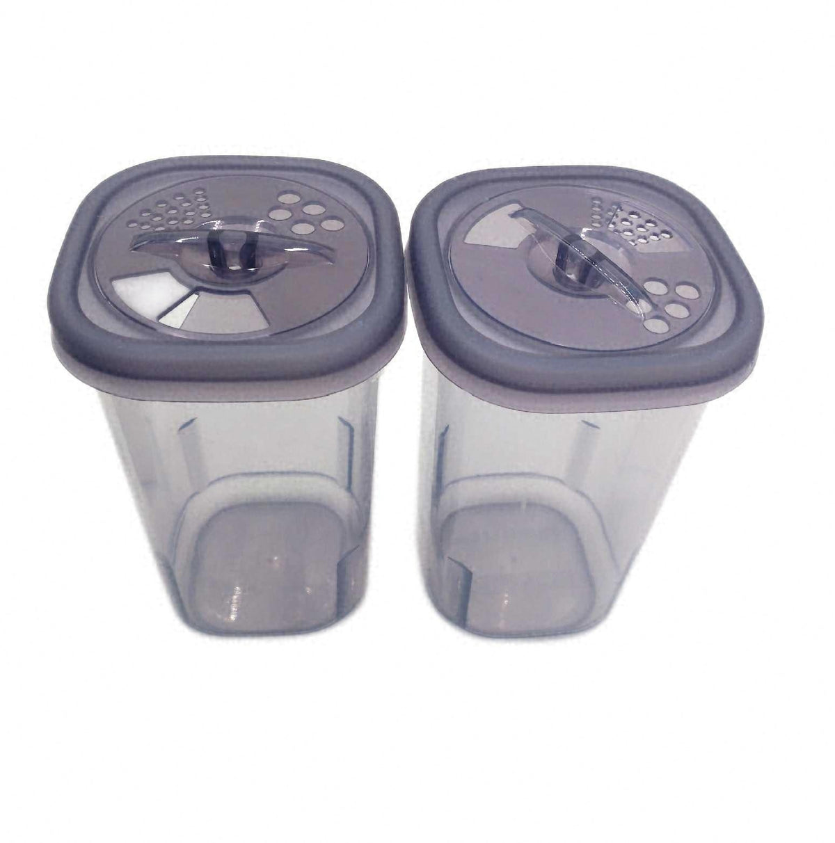 Gewürzbox aus Kunststoff 12er Set transparente Gewürzdose BPA frei Gewürzbehälter