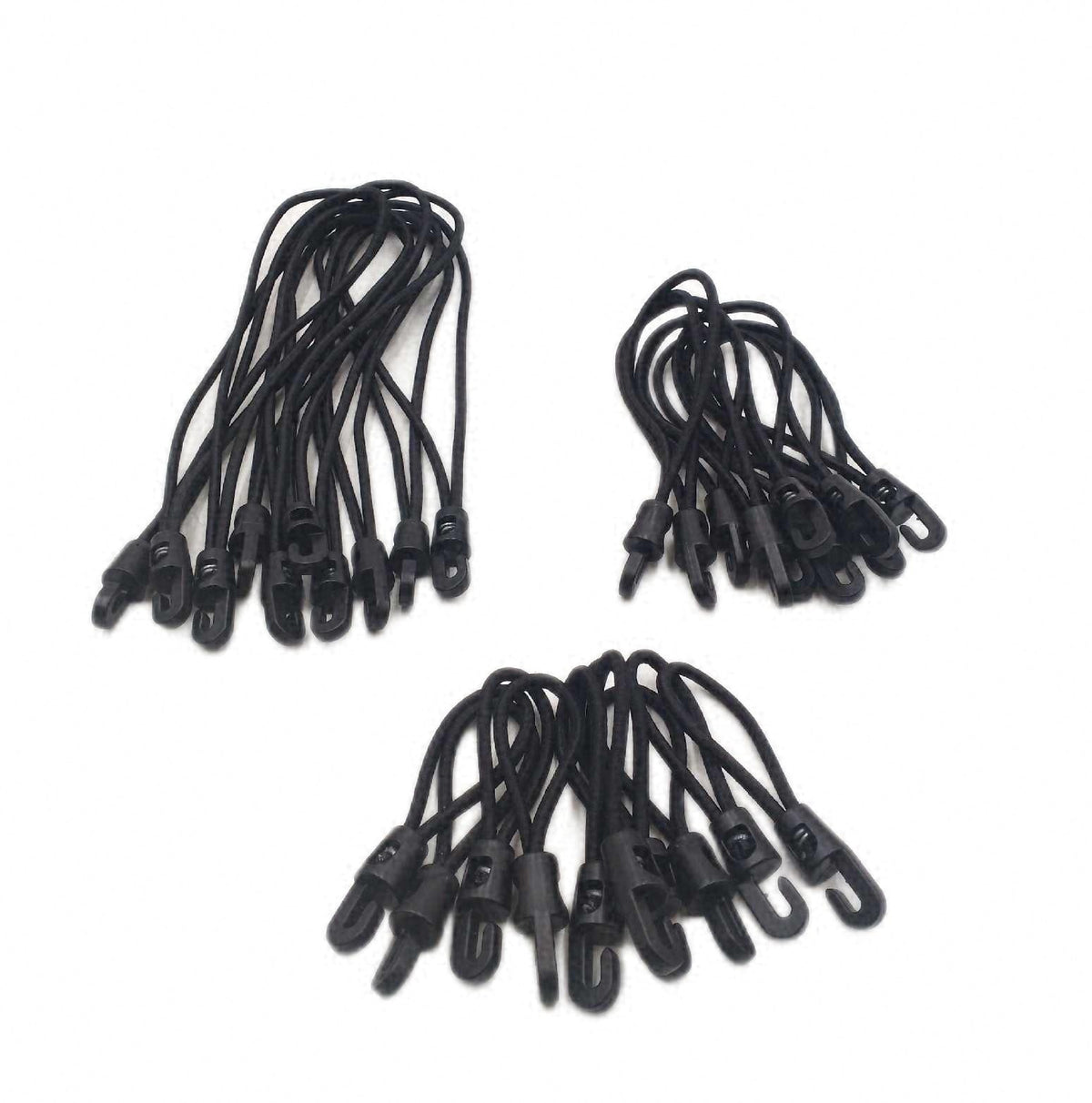 XHTXHT Spanngummi Haken 30 Stück Expander Haken 10cm 15cm 25cm Multifunktional