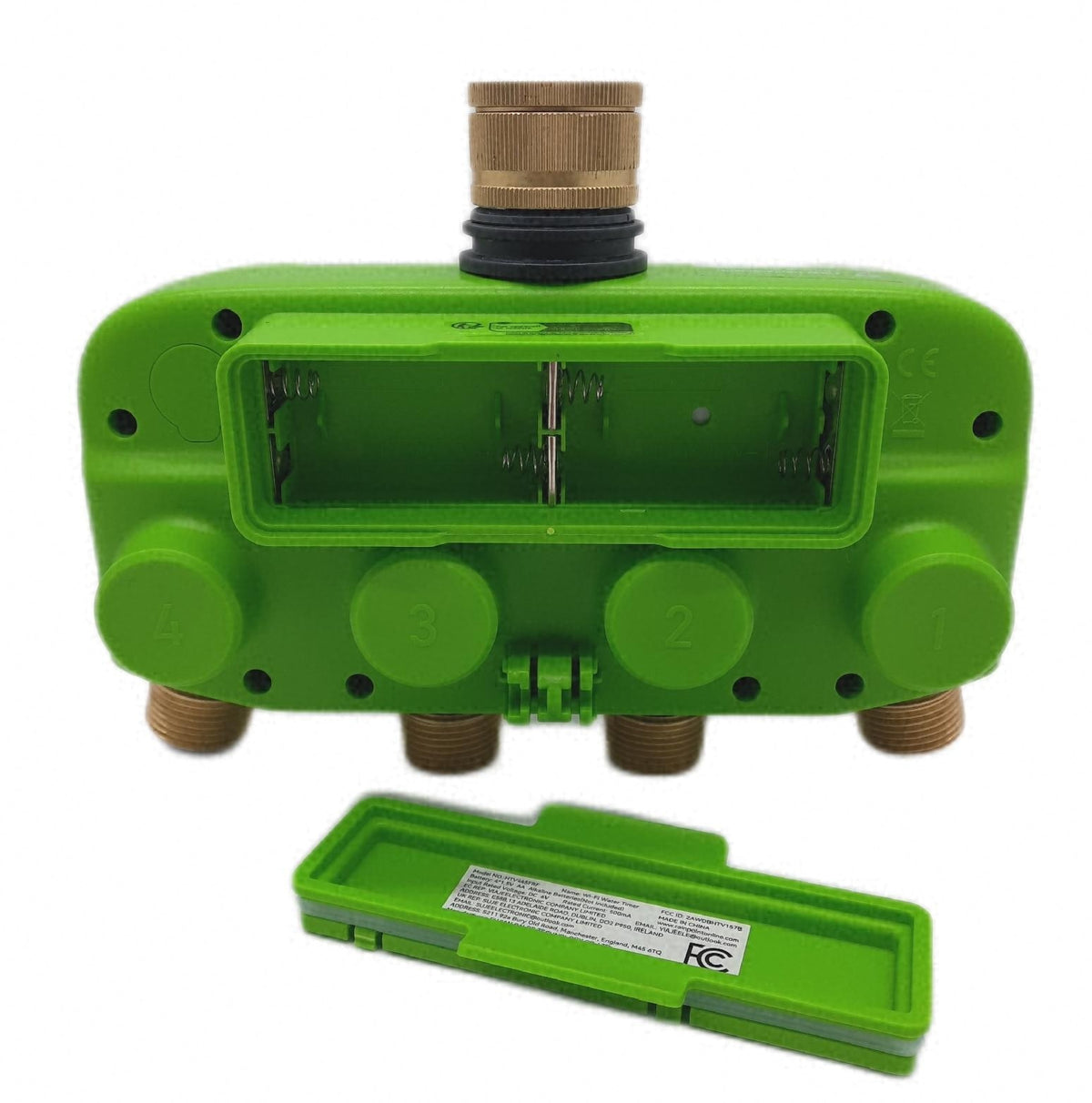RAINPOINT Bewasserungscomputer WLAN Gateway 4 Ausgange Messing Ein Ausgang