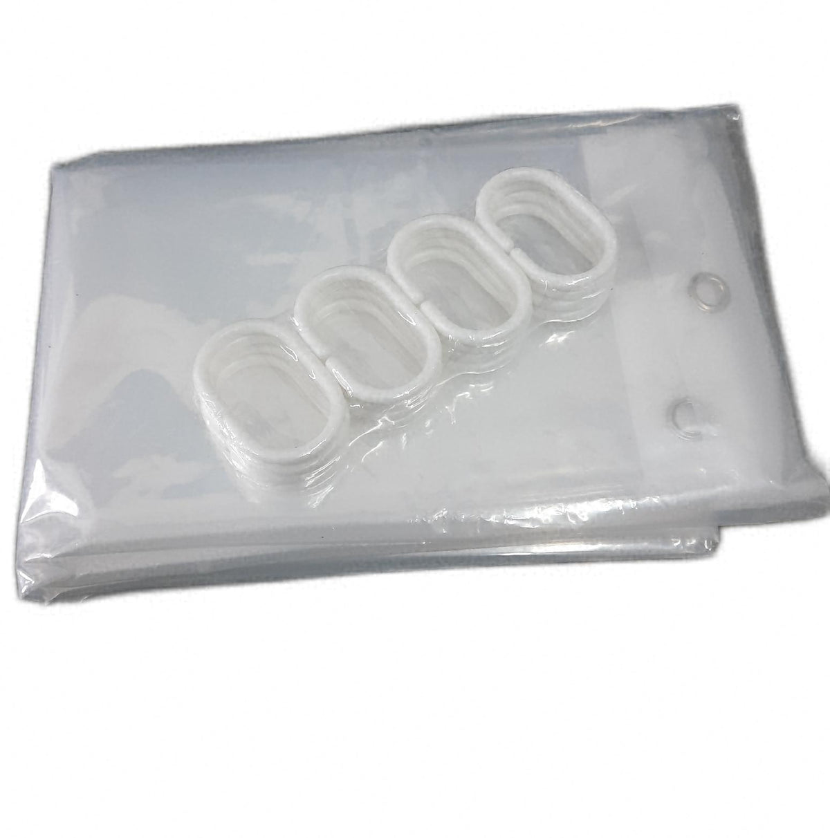 YISURE Duschvorhang Transparent 200x200 PEVA durchsichtig Badezimmer Wasserdicht Schimmelresistent