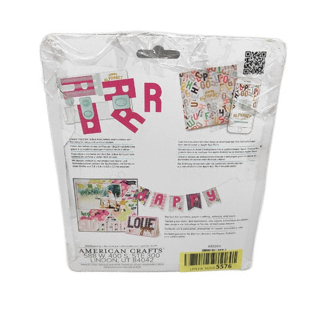 Memory R Memory Keepers Mini Alphabet Stanzbrett Stanzwerkzeug Basteln Scrapbooking