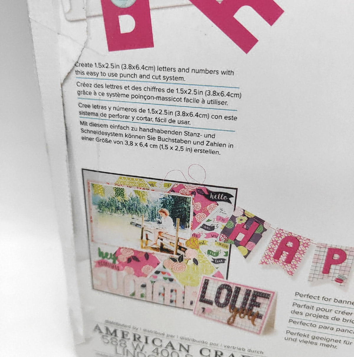 Memory R Memory Keepers Mini Alphabet Stanzbrett Stanzwerkzeug Basteln Scrapbooking