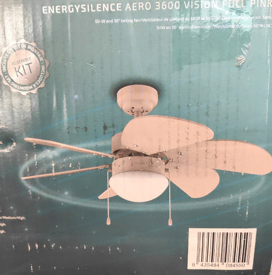 Cecotec EnergySilence Aero 3600 Vision Full Deckenventilator 92 cm Pink Ceiling