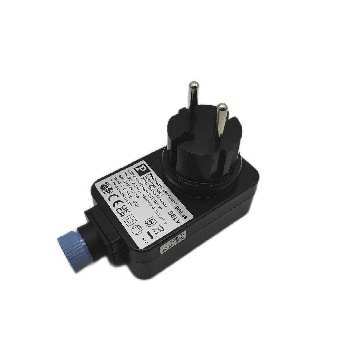 Paulmann 988.48 Outdoor Plug & Shine Power Supply IP44 230/24V DC 21W 98848 Trafo Transformator Aussenleuchten (32,96)