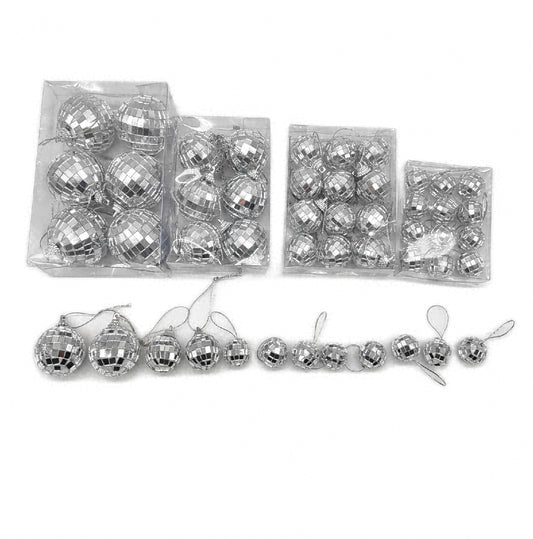MINI 48 Stück Mini Discokugel Deko Set Klein 4 Größen Party Deko Spiegelkugeln