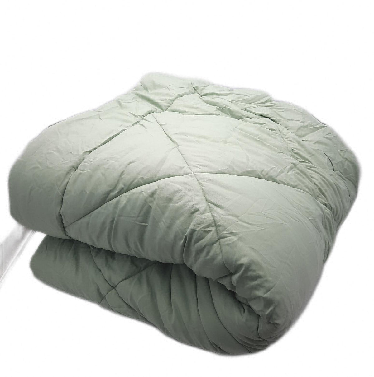 CozyLux Bettdecke 240x260 cm Salbeigruen 4 Jahreszeiten Ganzjahresdecke Baumwolle