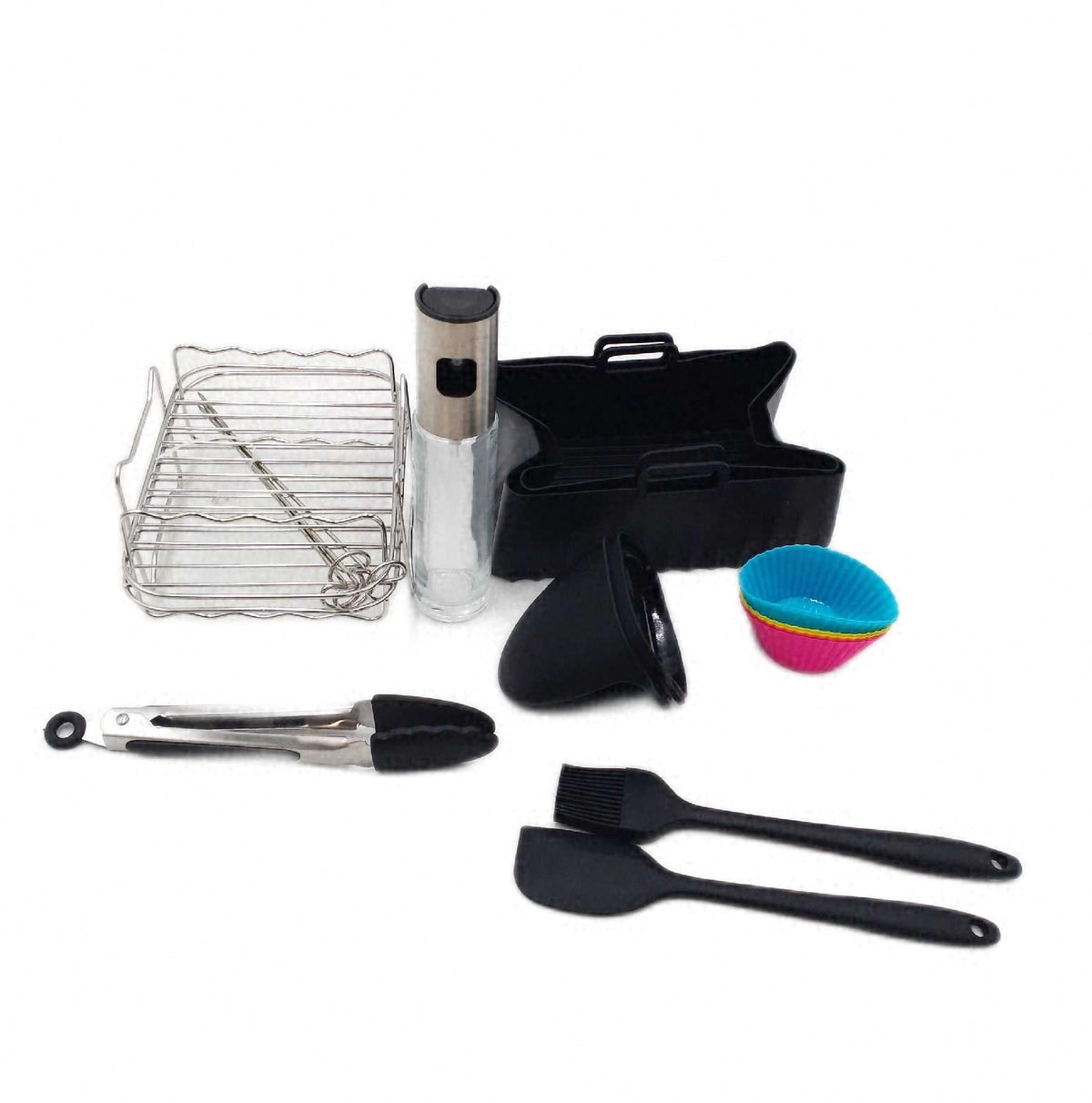Heissluftfritteuse Zubehor 16teilig fuer Ninja Airfryer AF400EU 2x45L Ersatzteile