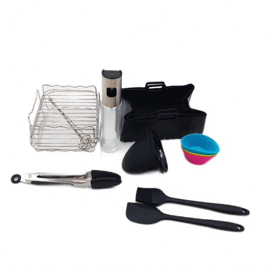 Heissluftfritteuse Zubehor 16teilig fuer Ninja Airfryer AF400EU 2x45L Ersatzteile