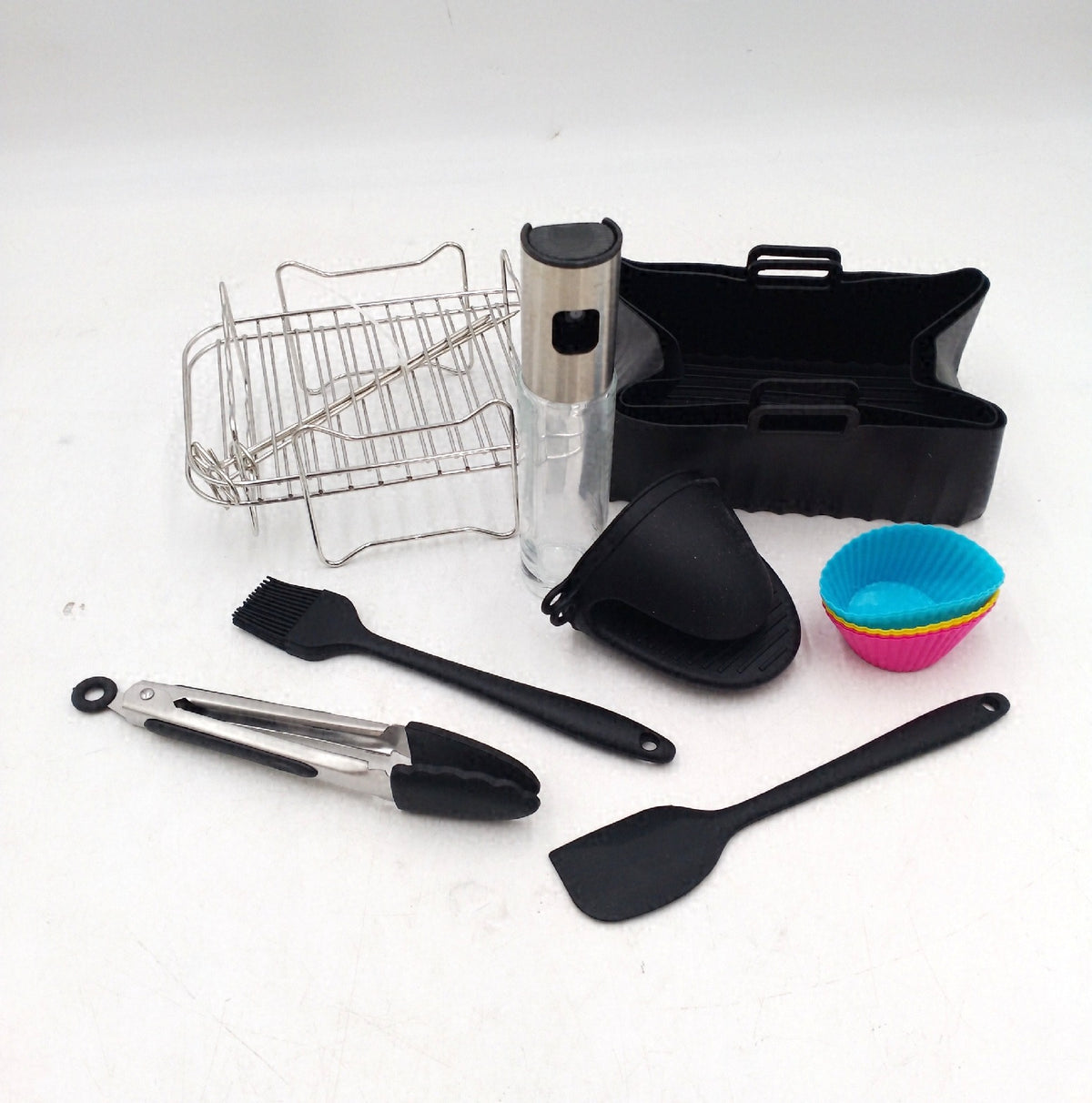 Heissluftfritteuse Zubehor 16teilig fuer Ninja Airfryer AF400EU 2x45L Ersatzteile