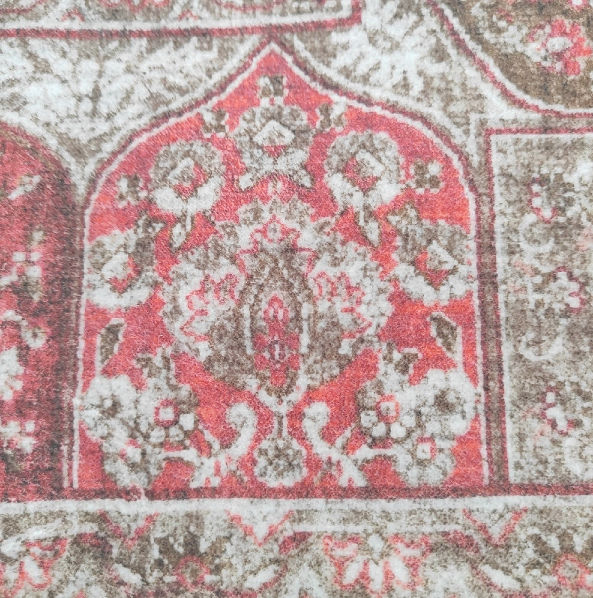 Teppich Wohnzimmer 120x180 cm weich waschbar rutschfest Vintage Stil Bodenbelag