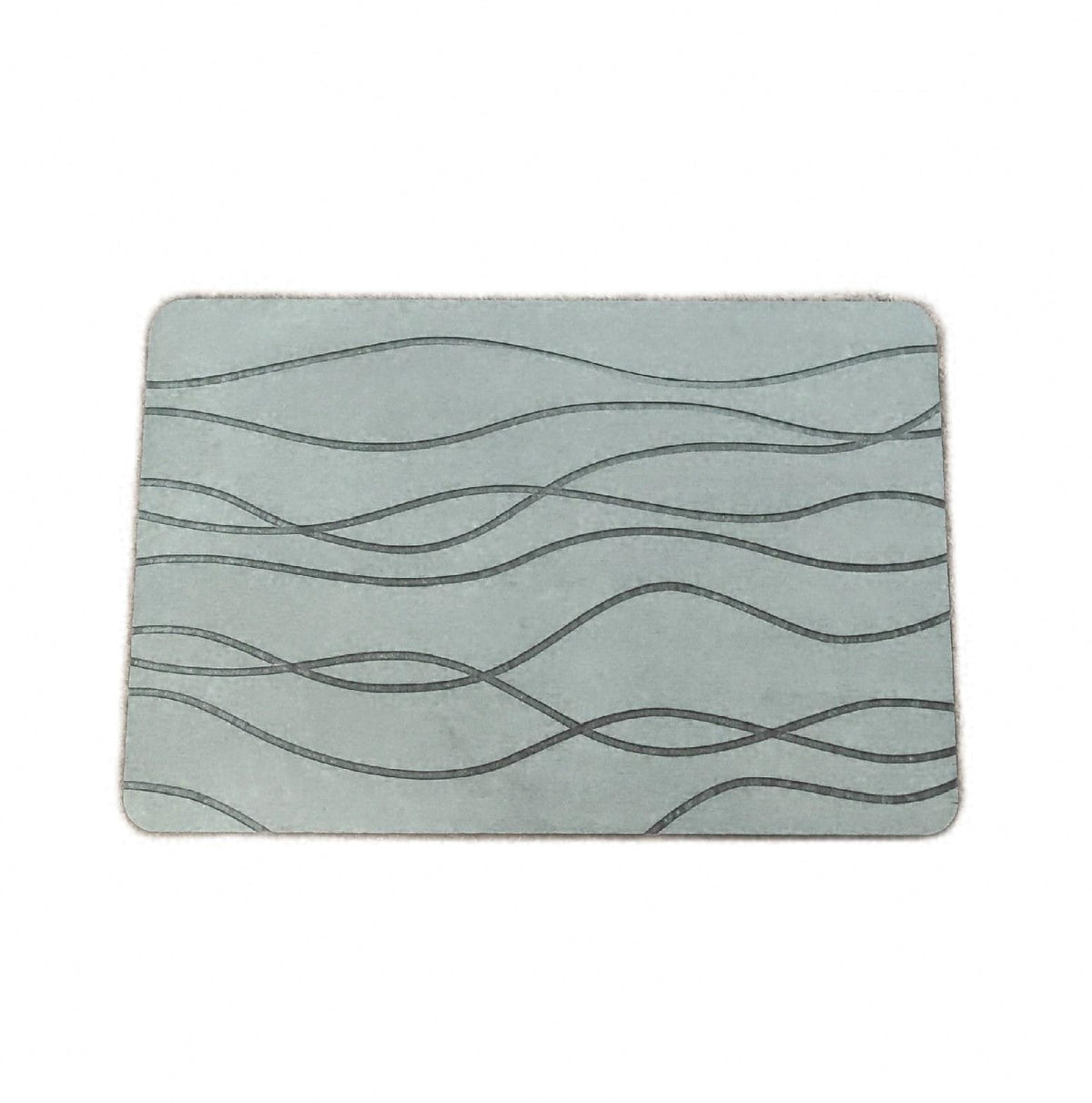NK Badematte 60 x 40 cm super saugfähige Steinmatte Diatomit Badematte schnell trocknend