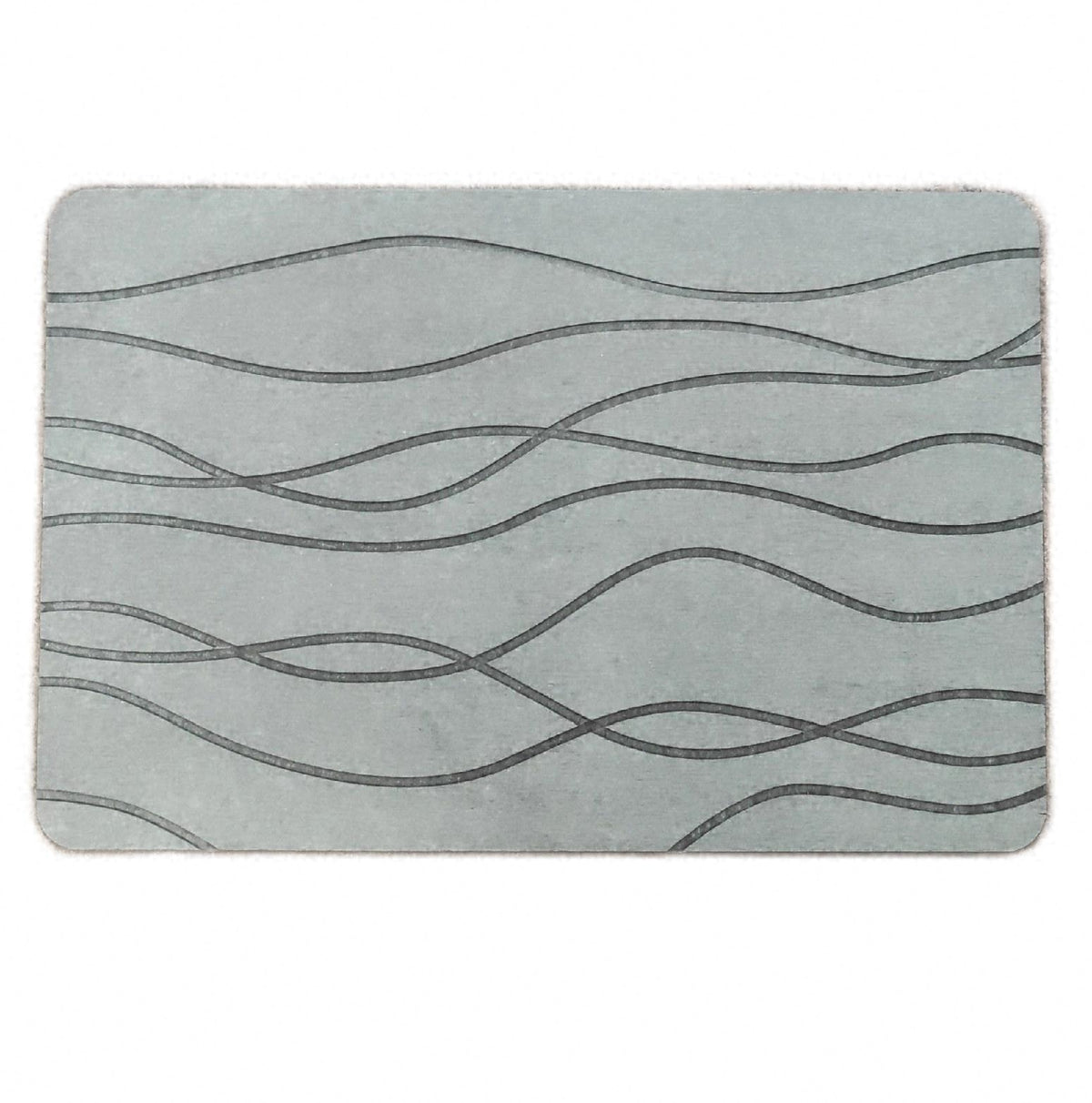 NK Badematte 60 x 40 cm super saugfähige Steinmatte Diatomit Badematte schnell trocknend
