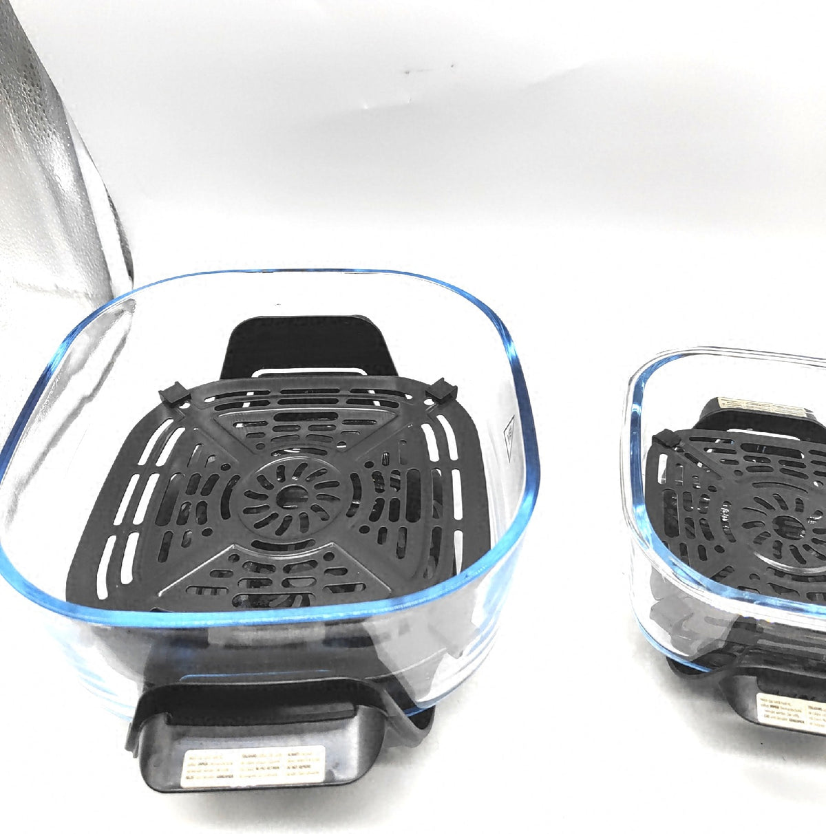 CRISPI tragbare Air fryer Heiluftfritteuse 38 l 4 in 1 elektrisch Deep Fryer
