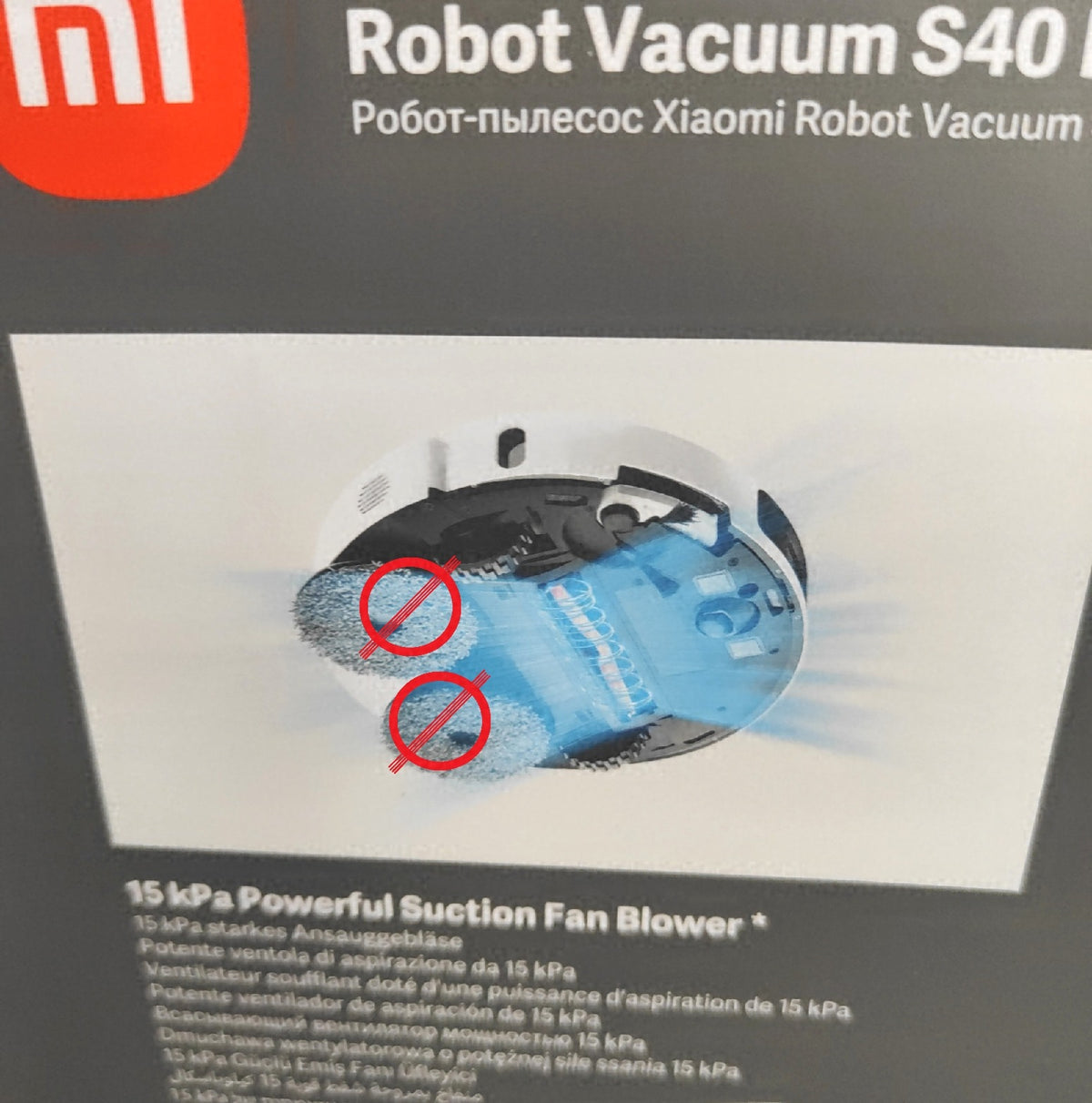 XIAOMI S40 Pro Saugroboter Wischfunktion 15000 Pa Wisch