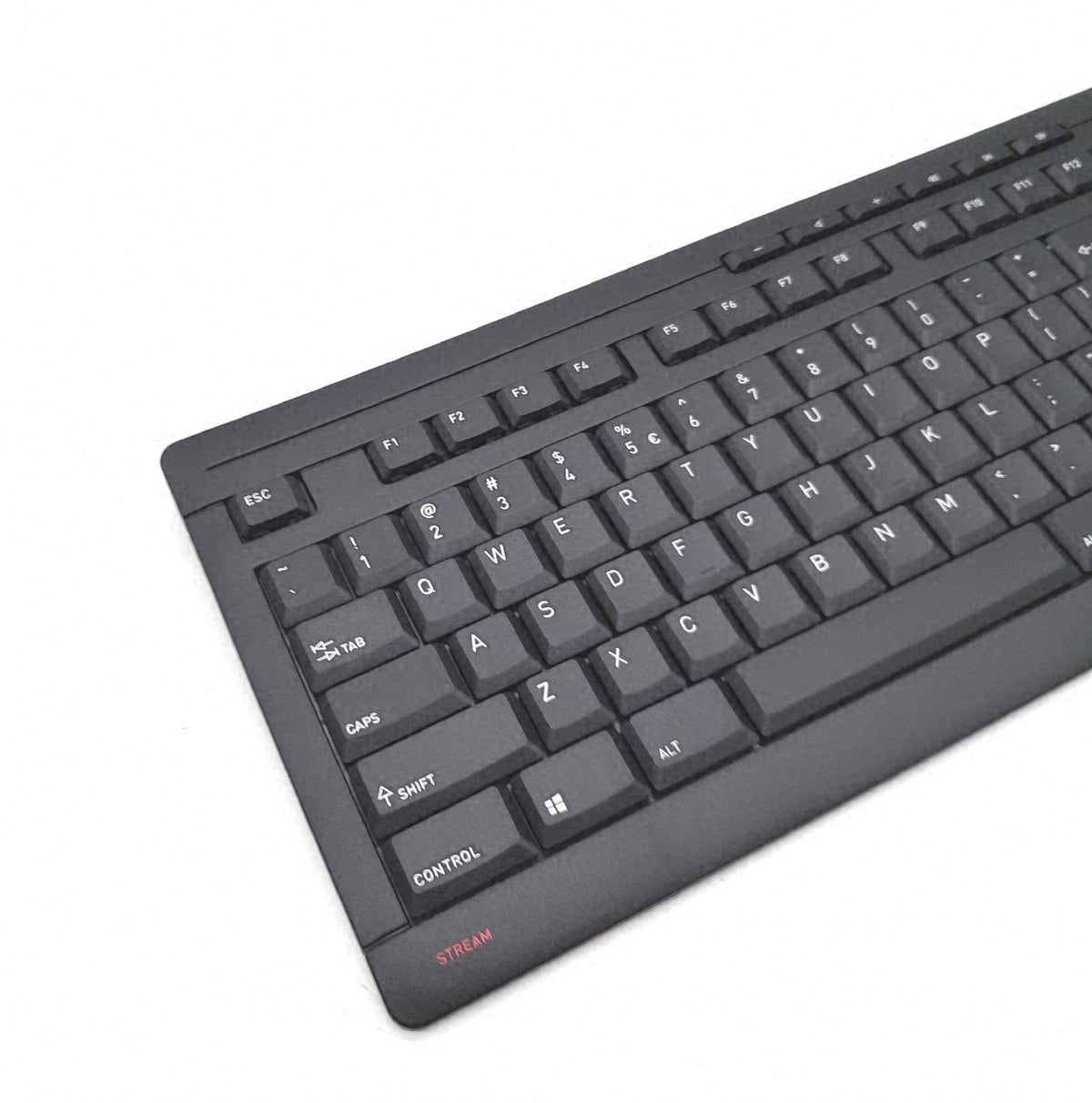 Cherry Stream Desktop Kabelloses Tastatur Maus Set EU Layout QWERTY 24 GHz Recharge
