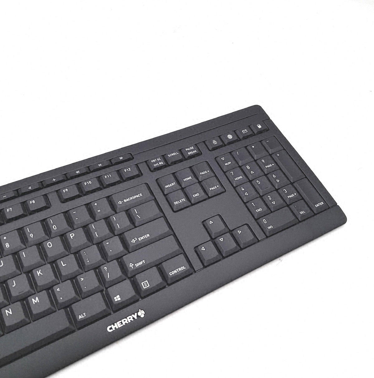 Cherry Stream Desktop Kabelloses Tastatur Maus Set EU Layout QWERTY 24 GHz Recharge