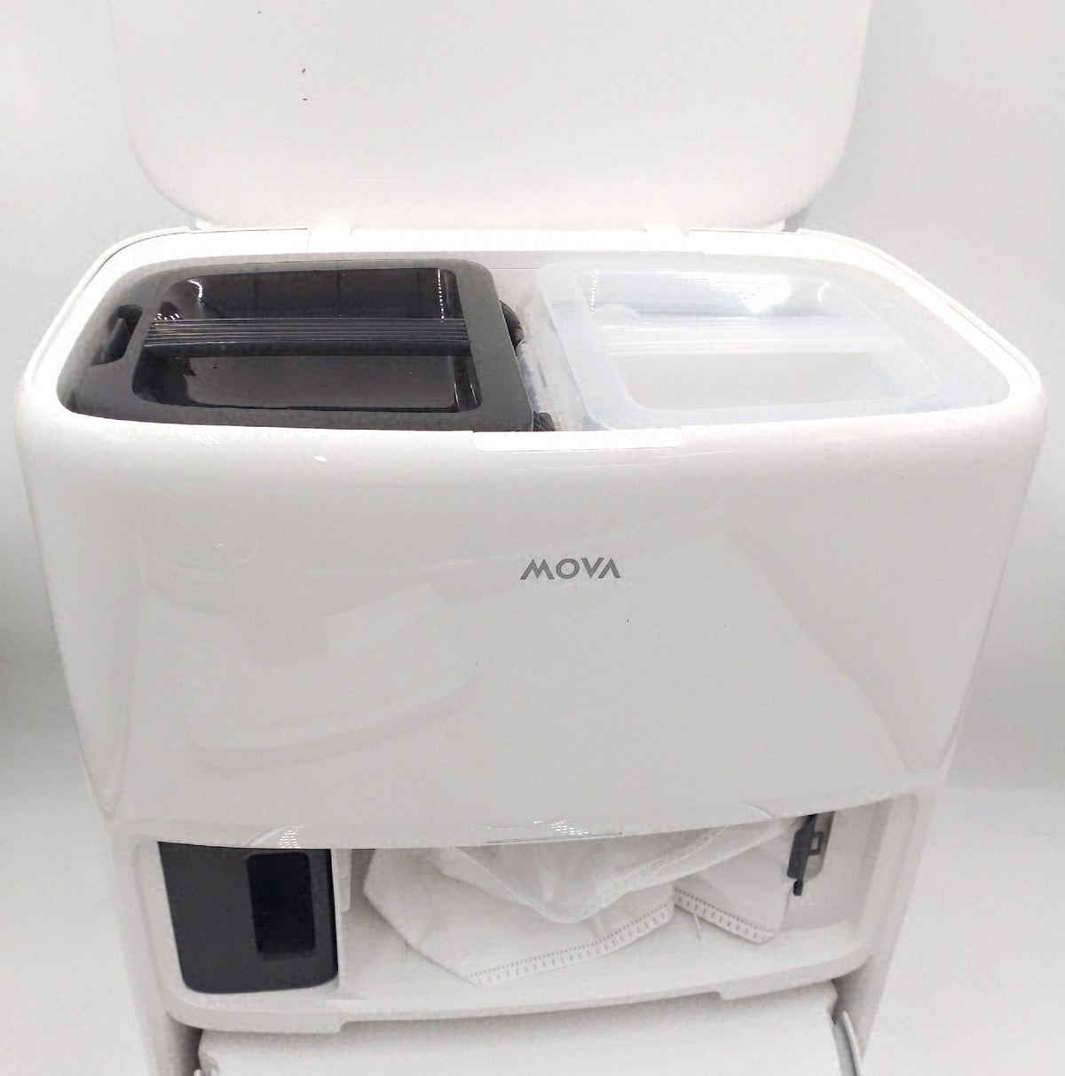 MOVA Z60 Ultra Roller Roboter Staubsauger Wischer Weiß Saugroboter mit Gebrauchsspuren