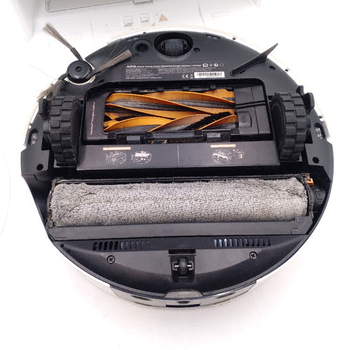 MOVA Z60 Ultra Roller Roboter Staubsauger Wischer Weiß Saugroboter mit Gebrauchsspuren