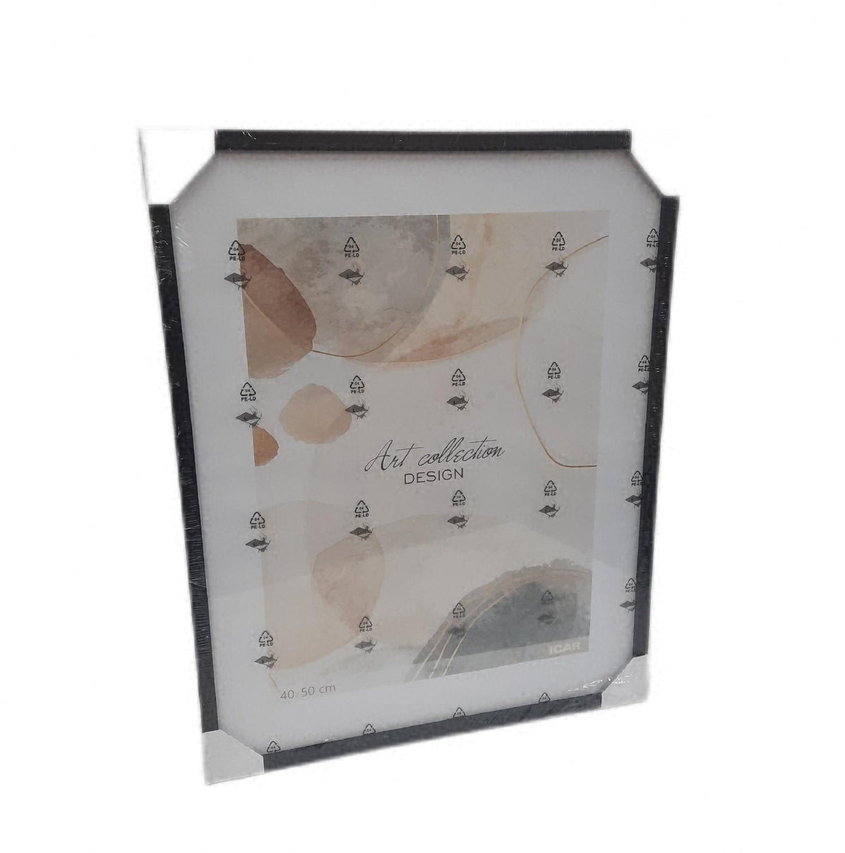 Bilderrahmen 40x50cm Schwarz MDF Acrylglas Fotorahmen Frame Posterrahmen 40 x 50 cm