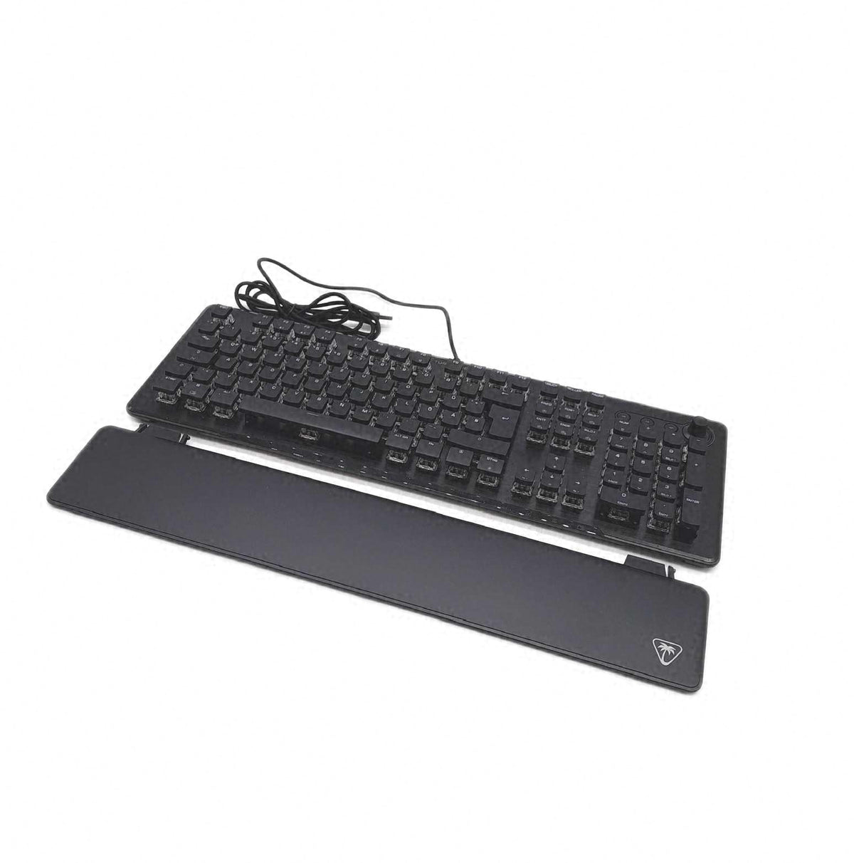 Turtle Vulcan II Tactile mechanische RGB Gaming Tastatur DE Layout leise Tasten Beleuchtung