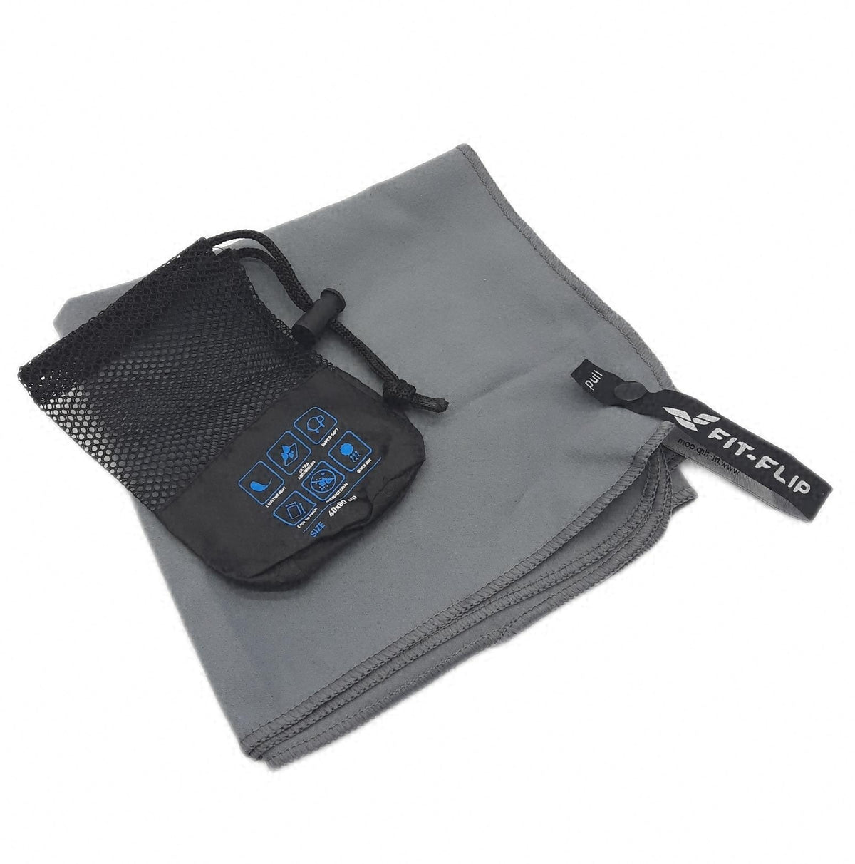 FitFlip Mikrofaser Handtuch schnelltrocknend Sport Sauna schnell trocknend leicht