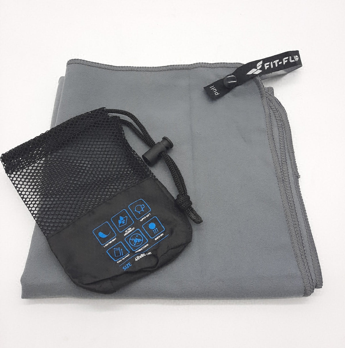 FitFlip Mikrofaser Handtuch schnelltrocknend Sport Sauna schnell trocknend leicht