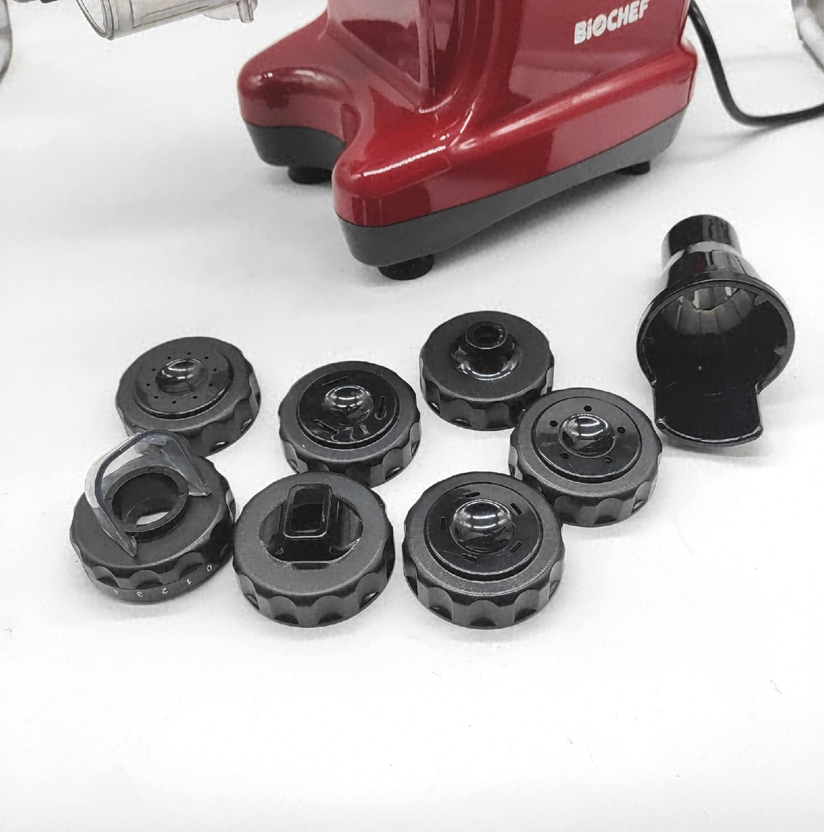 BioChef Axis Slow Juicer horizontaler Kaltpress Entsafter fehlt Abdeckung