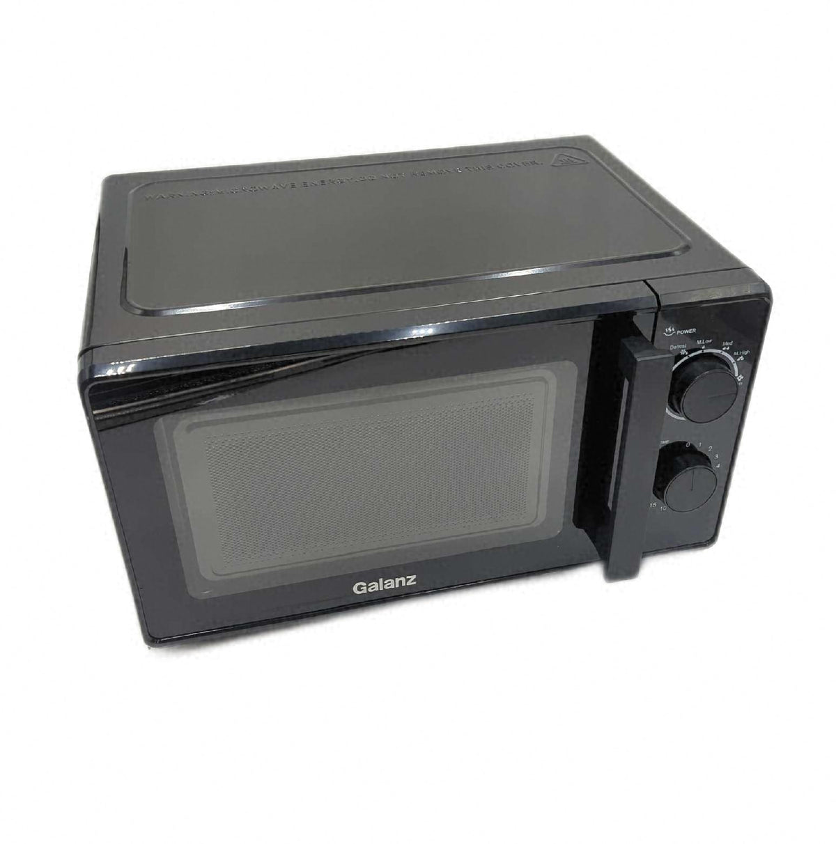 Galanz Mikrowelle freistehend 20 L 700 W Schwarz mit Drehteller kompakt und praktisch